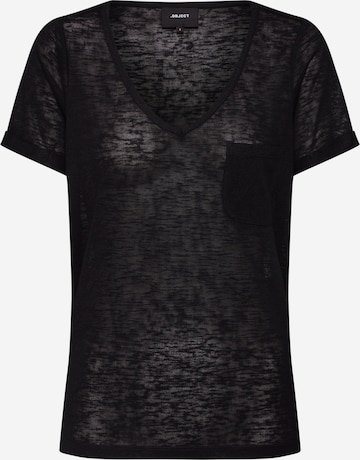 OBJECT Shirt 'Tessi' in Zwart: voorkant