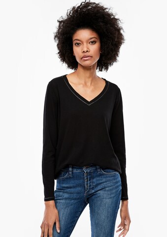 s.Oliver Shirt in Schwarz: Vorderseite