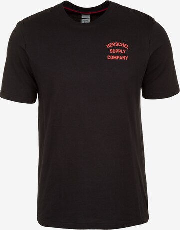 Herschel Shirt in Zwart: voorkant