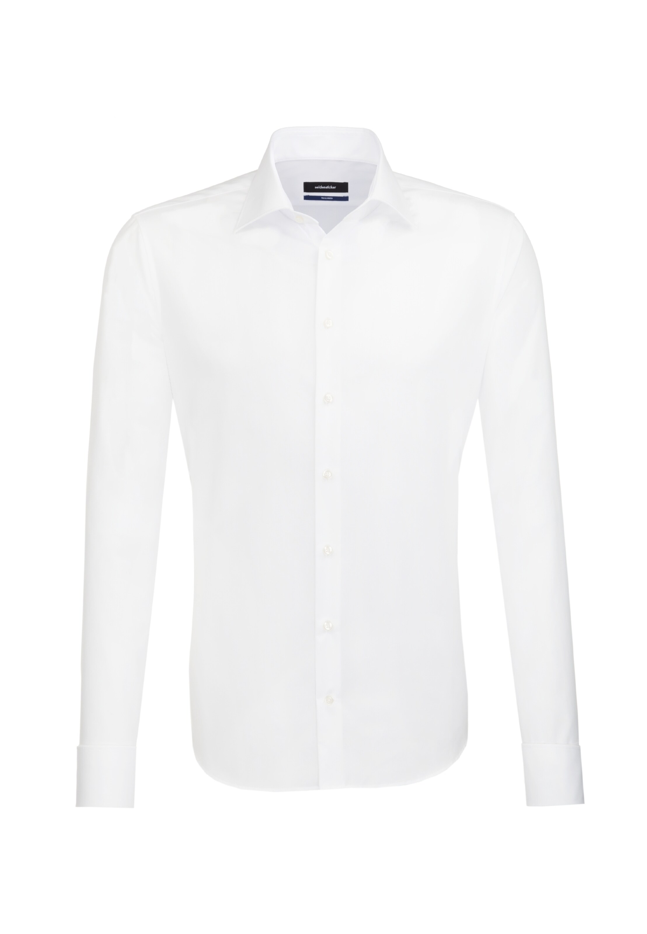 SEIDENSTICKER Slim fit Zakelijk overhemd in Wit: voorkant