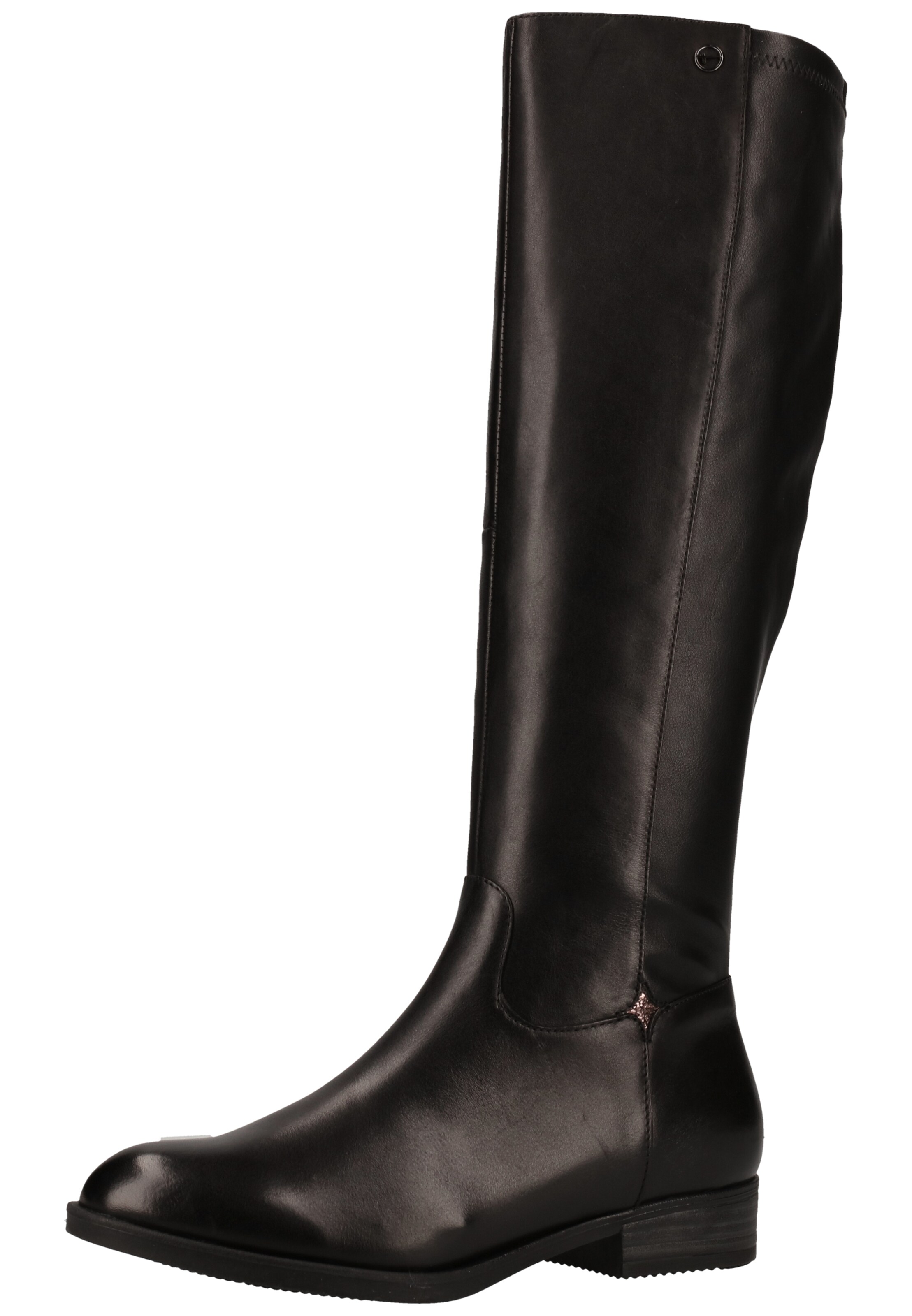 TAMARIS - Teenslipper 'Sayang' in de kleur Zwart