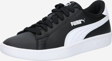 Sneaker 'Smash v2' di PUMA in nero: frontale