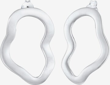 Boucles d'oreilles 'Organic' ELLI en argent : devant