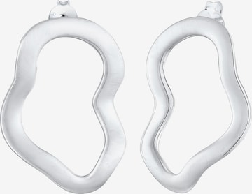 Boucles d'oreilles 'Organic' ELLI en argent : devant