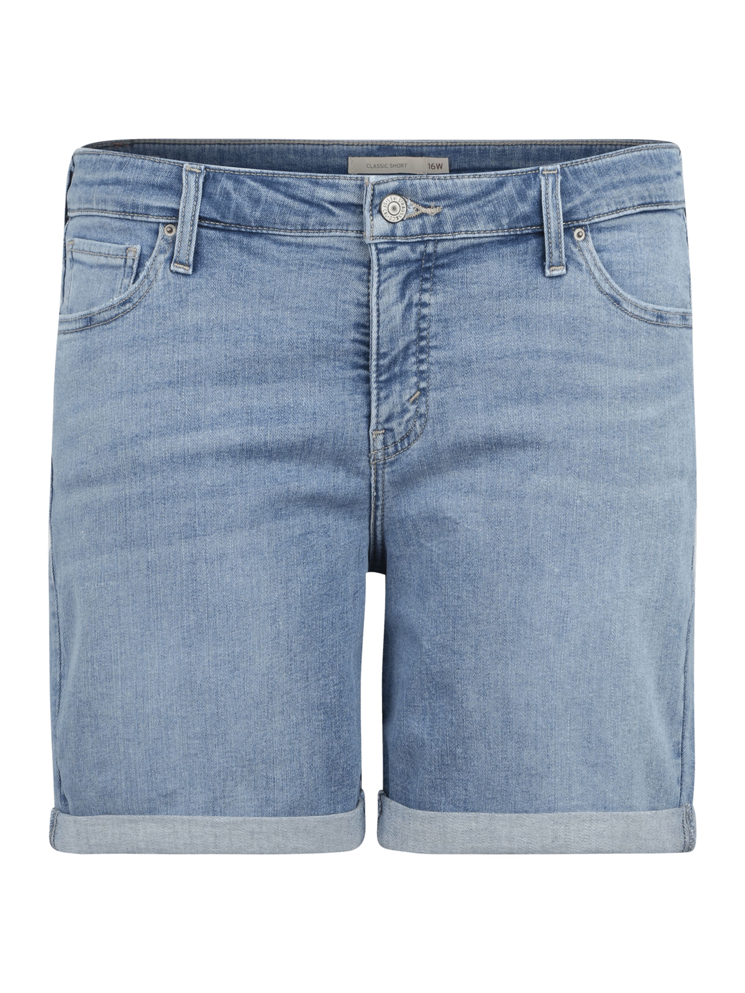 Levi's® Plus - Jeans 'NEW SHORT' in de kleur Blauw denim