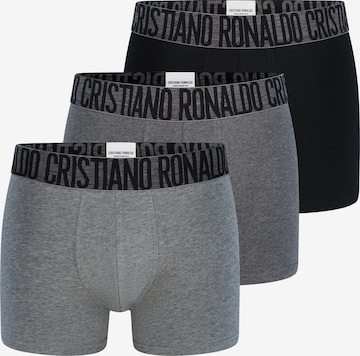 CR7 - Cristiano Ronaldo Trunks in Schwarz: predná strana