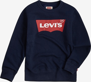 Coupe regular Sweat 'Batwing' Levi's Kids en bleu : devant