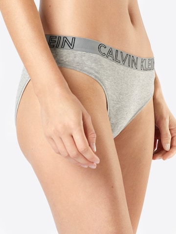 Calvin Klein Underwear Spodnje hlačke 'BIKINI' | siva barva