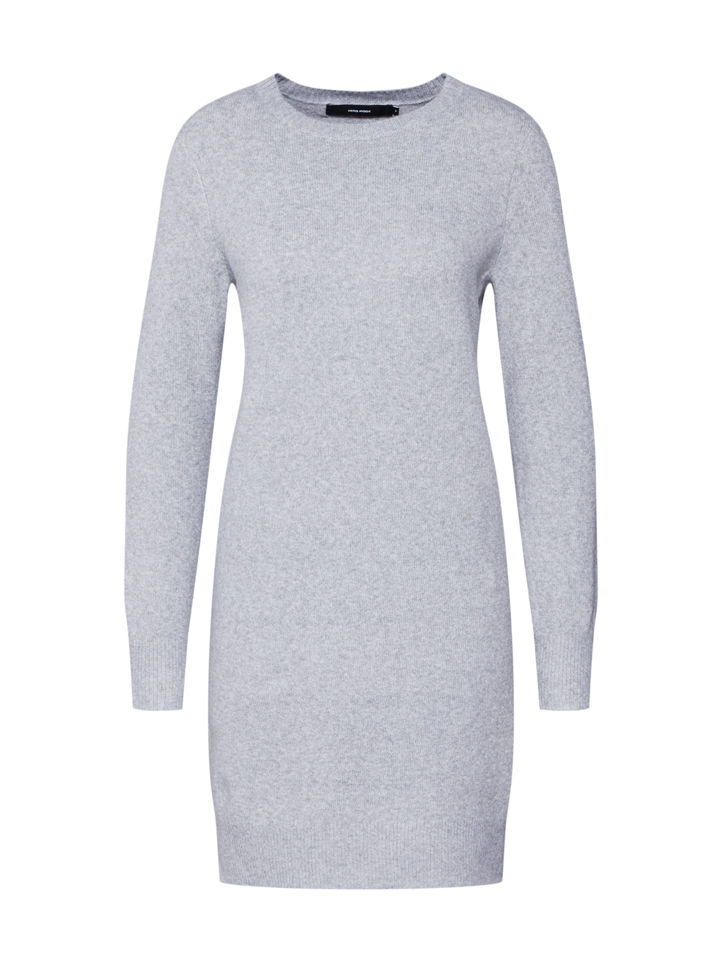 VERO MODA - Gebreide jurk 'DOFFY' in de kleur Lichtgrijs