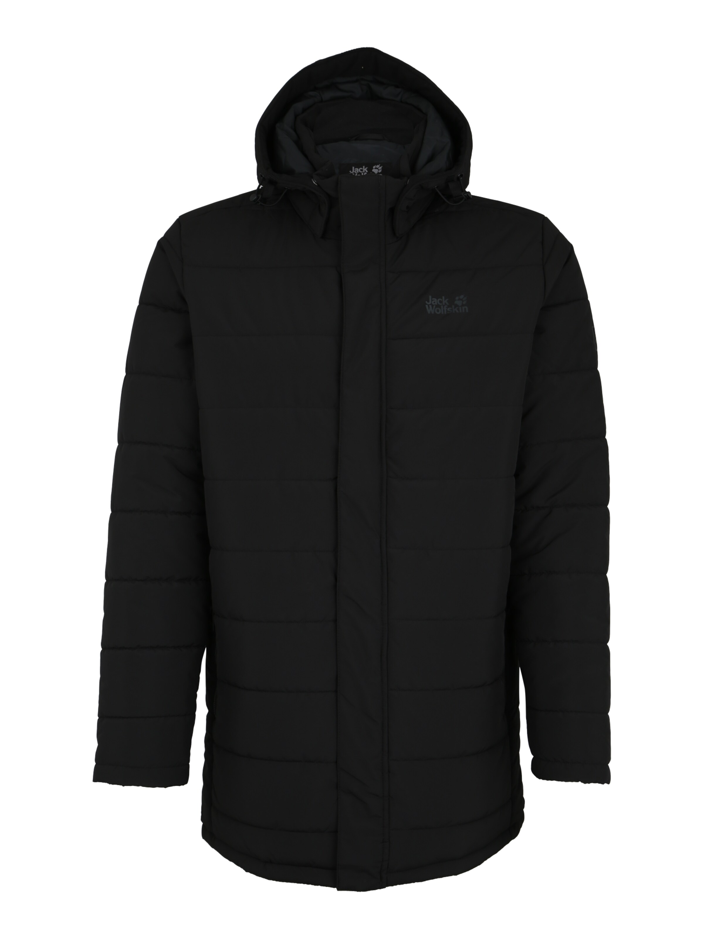 JACK WOLFSKIN - Outdoorjas 'SVALBARD' in de kleur Zwart
