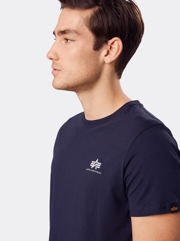 ALPHA INDUSTRIES Regular fit T-shirt i blå