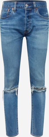 LEVI'S ® Avsmalnet Jeans '501' i blå: forside