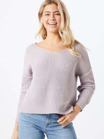ABOUT YOU Sweater 'Liliana' in Purple: front