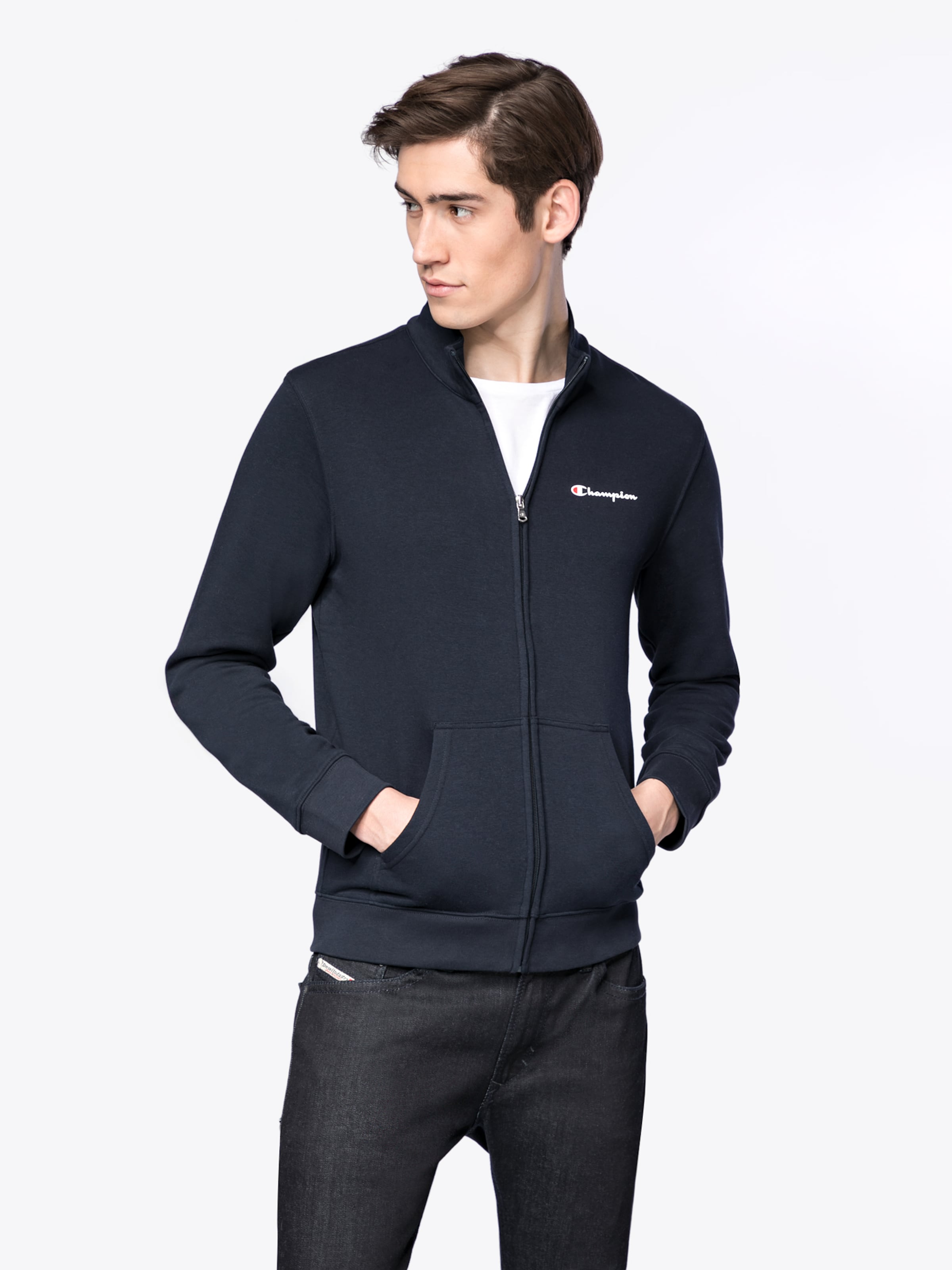 Champion Authentic Athletic Apparel Sweatvest 'Full Zip Sweatshirt' in