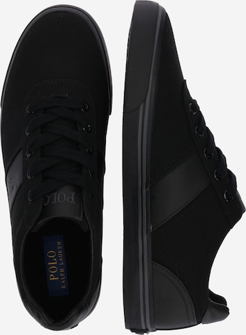 Polo Ralph Lauren Platform trainers 'Hanford' in Black: side