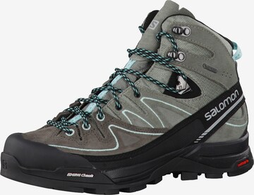 SALOMON Boots 'X Alp' in Grijs: voorkant