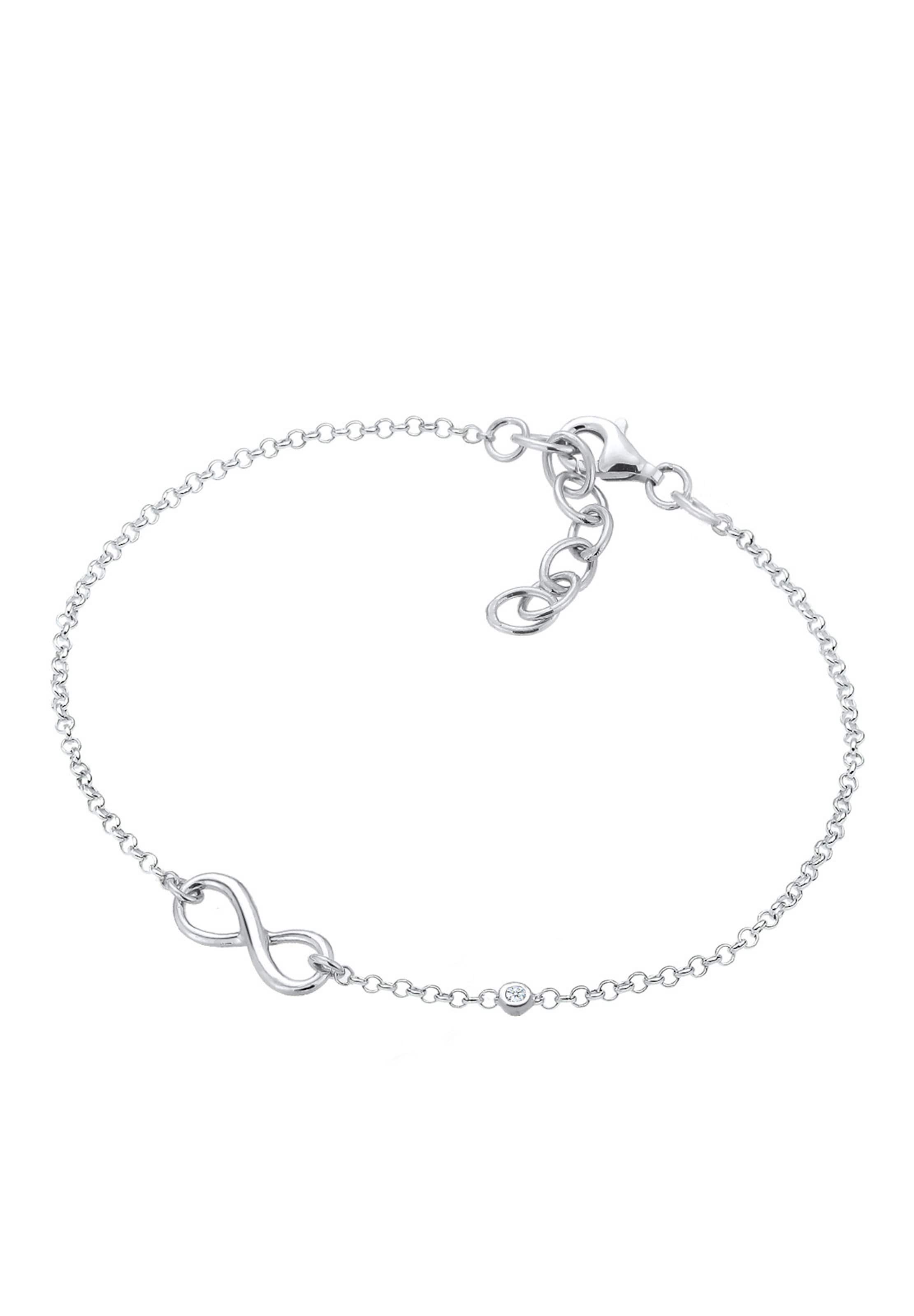 ELLI PREMIUM Armband 'Infinity' in Zilver