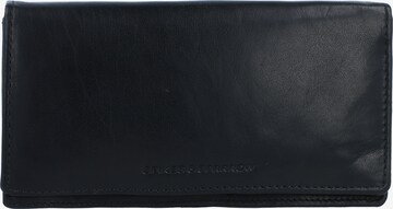 Spikes & Sparrow Wallet in Black: front