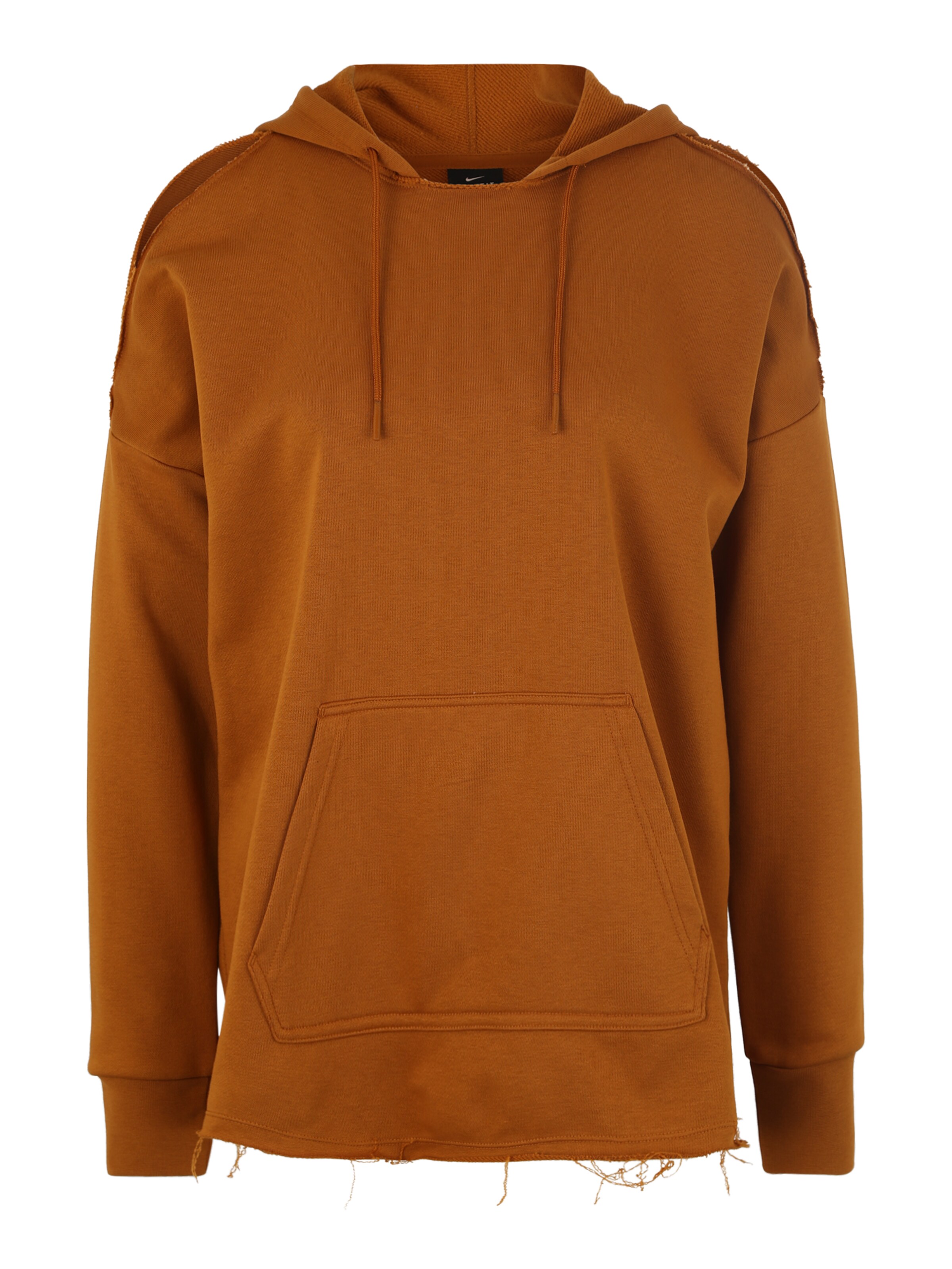 NIKE - Sportief sweatshirt 'W NK REBEL SLASH FLC HDIE GRX' in de kleur Roestrood