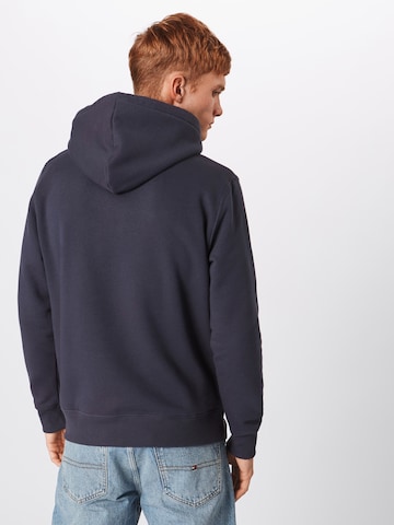 Sweat-shirt ALPHA INDUSTRIES en bleu : derrière