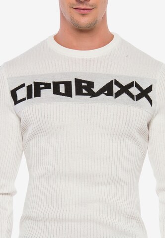 CIPO & BAXX Sweater 'River' in White