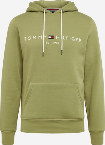 TOMMY HILFIGER Sweatshirt in Grün: predná strana