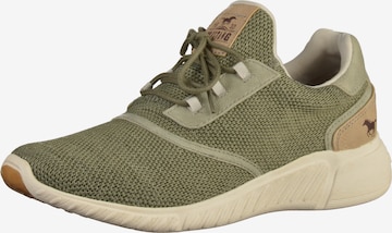 Sneaker bassa di MUSTANG in verde: frontale