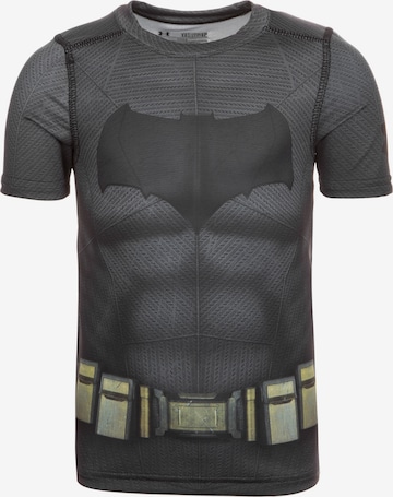 UNDER ARMOUR Funktionsshirt 'Batman Suit' in Grau: front
