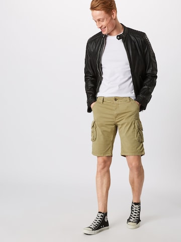 ALPHA INDUSTRIES - Regular Calças cargo em verde