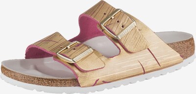 BIRKENSTOCK Pantolette 'Arizona' in gold / pink, Produktansicht