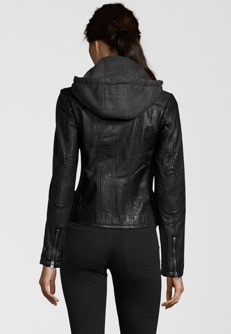 Miracle of Denim Lederjacke in Schwarz