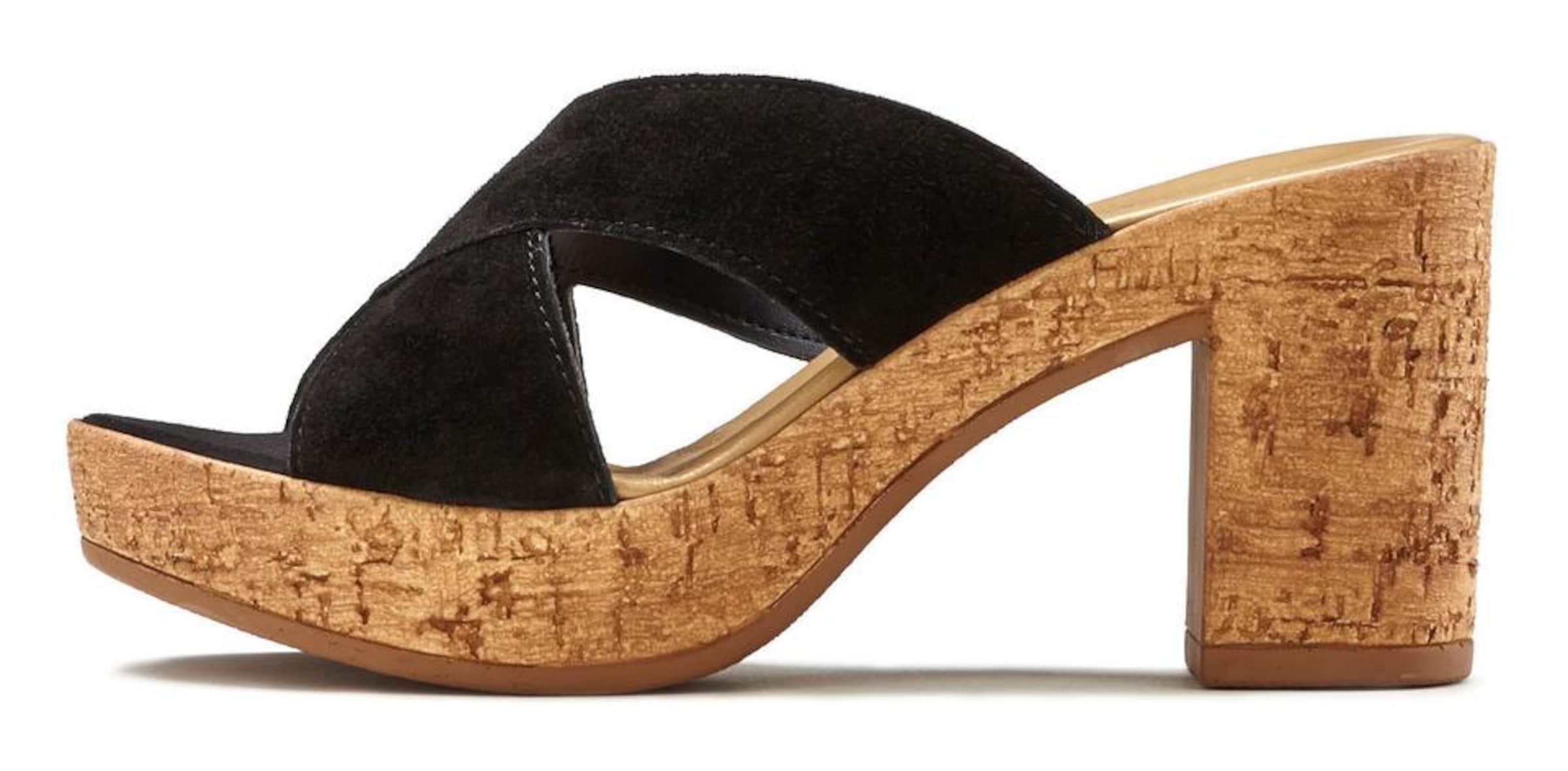 LASCANA Mule in Black: front