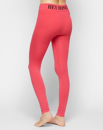 Skinny Pantaloni sportivi di Hey Honey in rosa