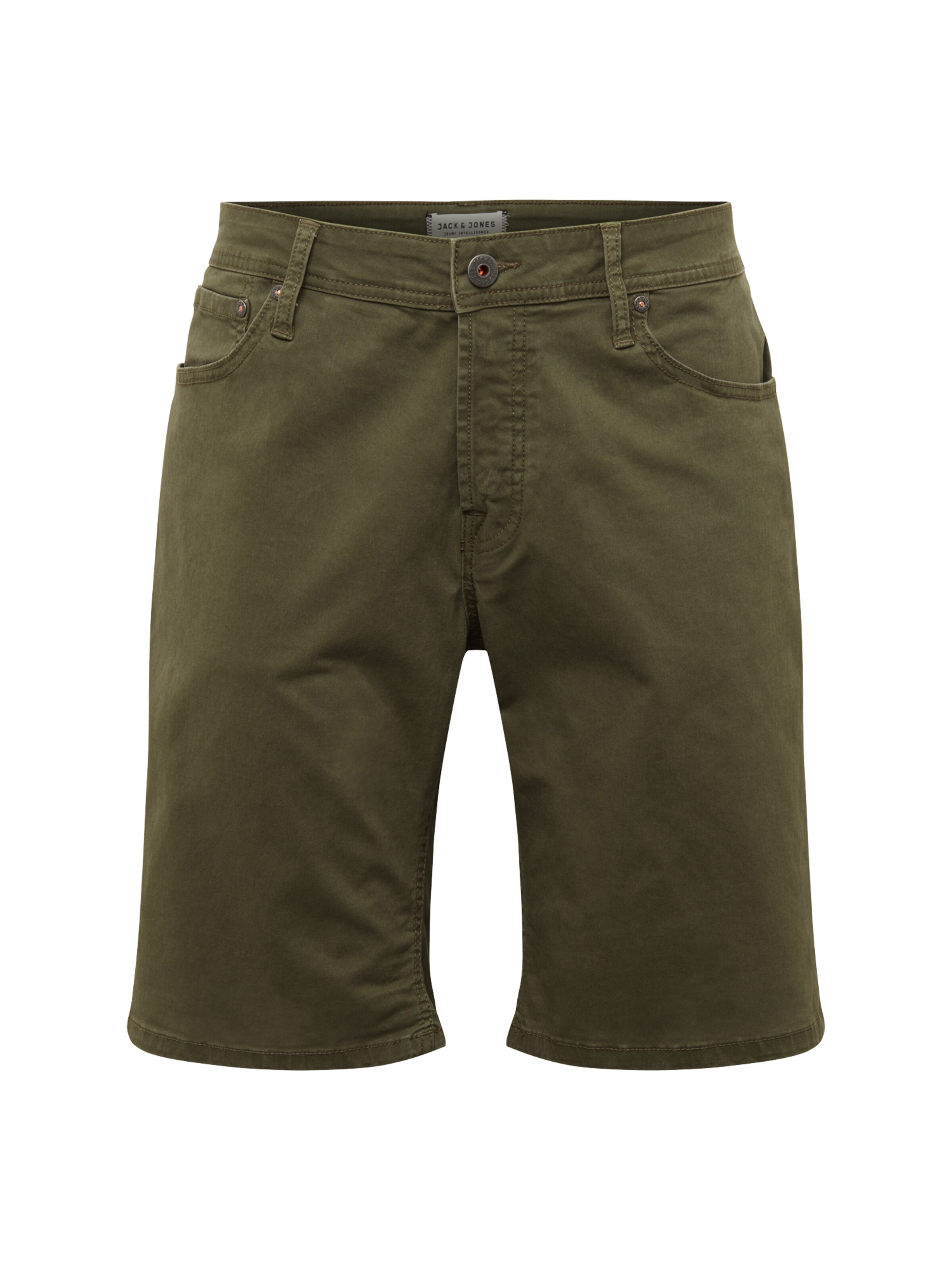 JACK & JONES - Jeans 'Rick' in de kleur Olijfgroen