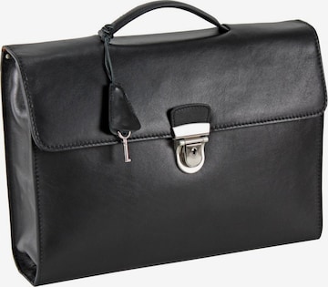 Picard Toscana Aktentasche Leder 38 cm in Schwarz: predná strana