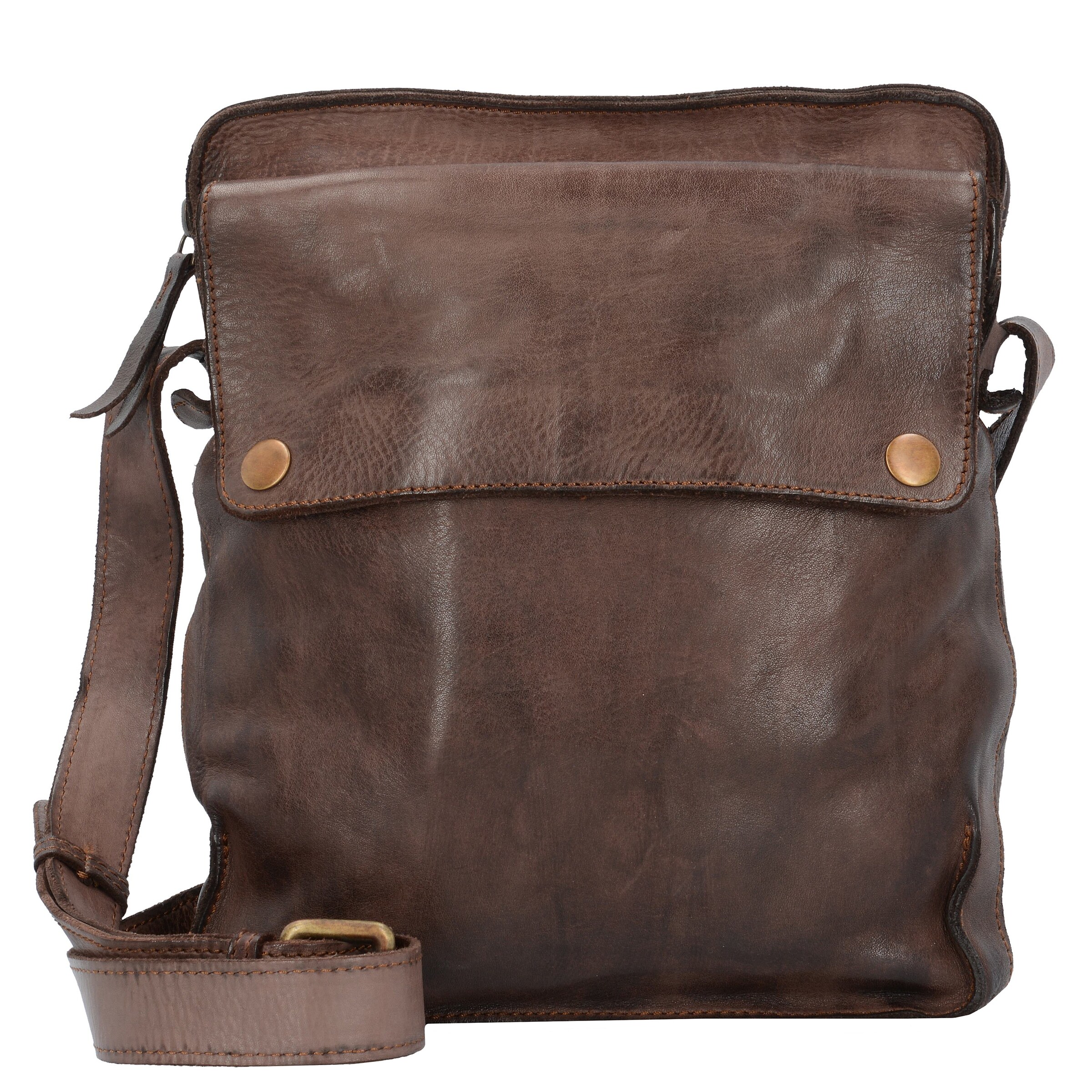 Harold's Schoudertas 'Submarine' in Bruin: voorkant