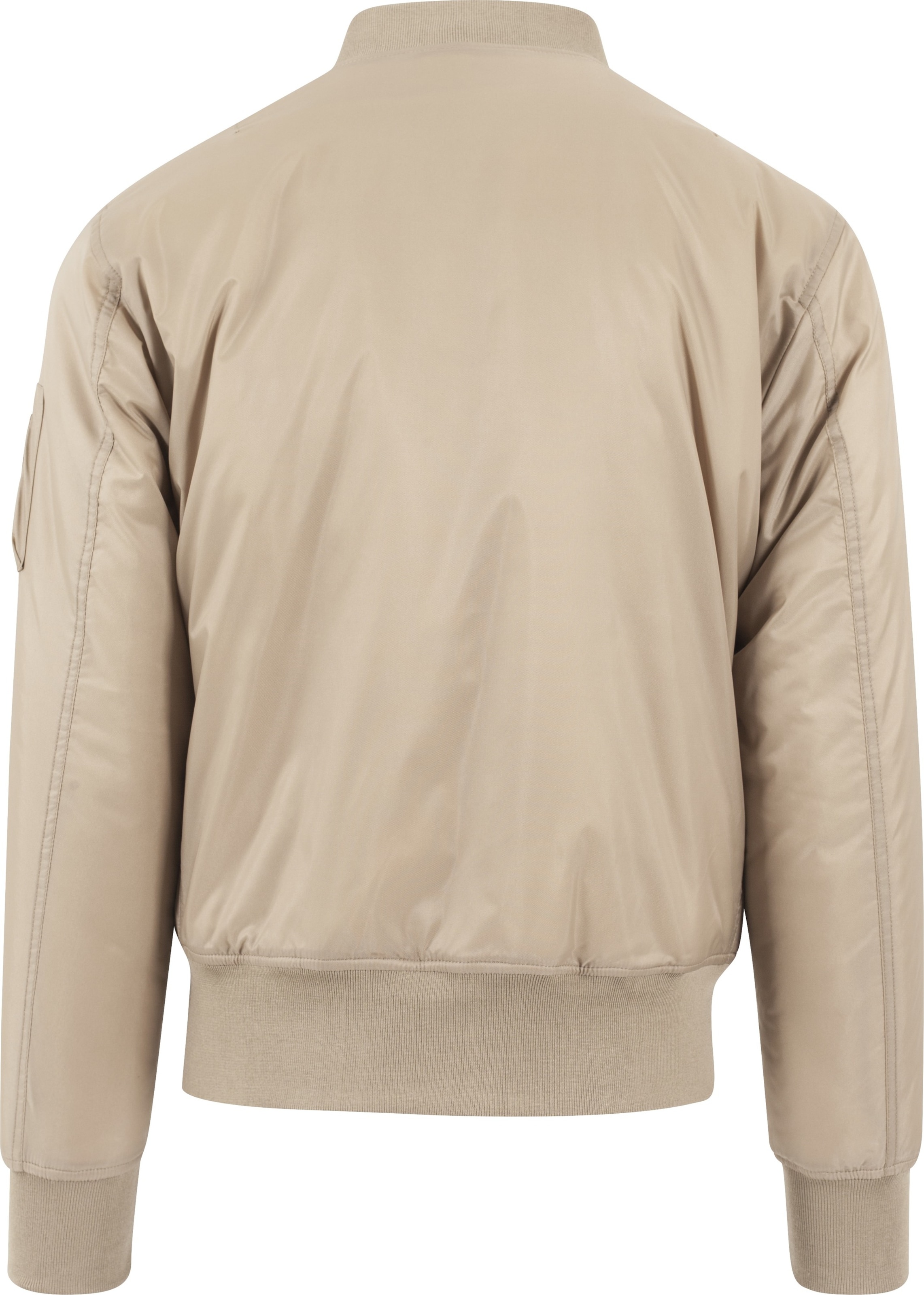 Urban Classics Přechodná bunda ' Basic Bomber Jacket ' – béžová