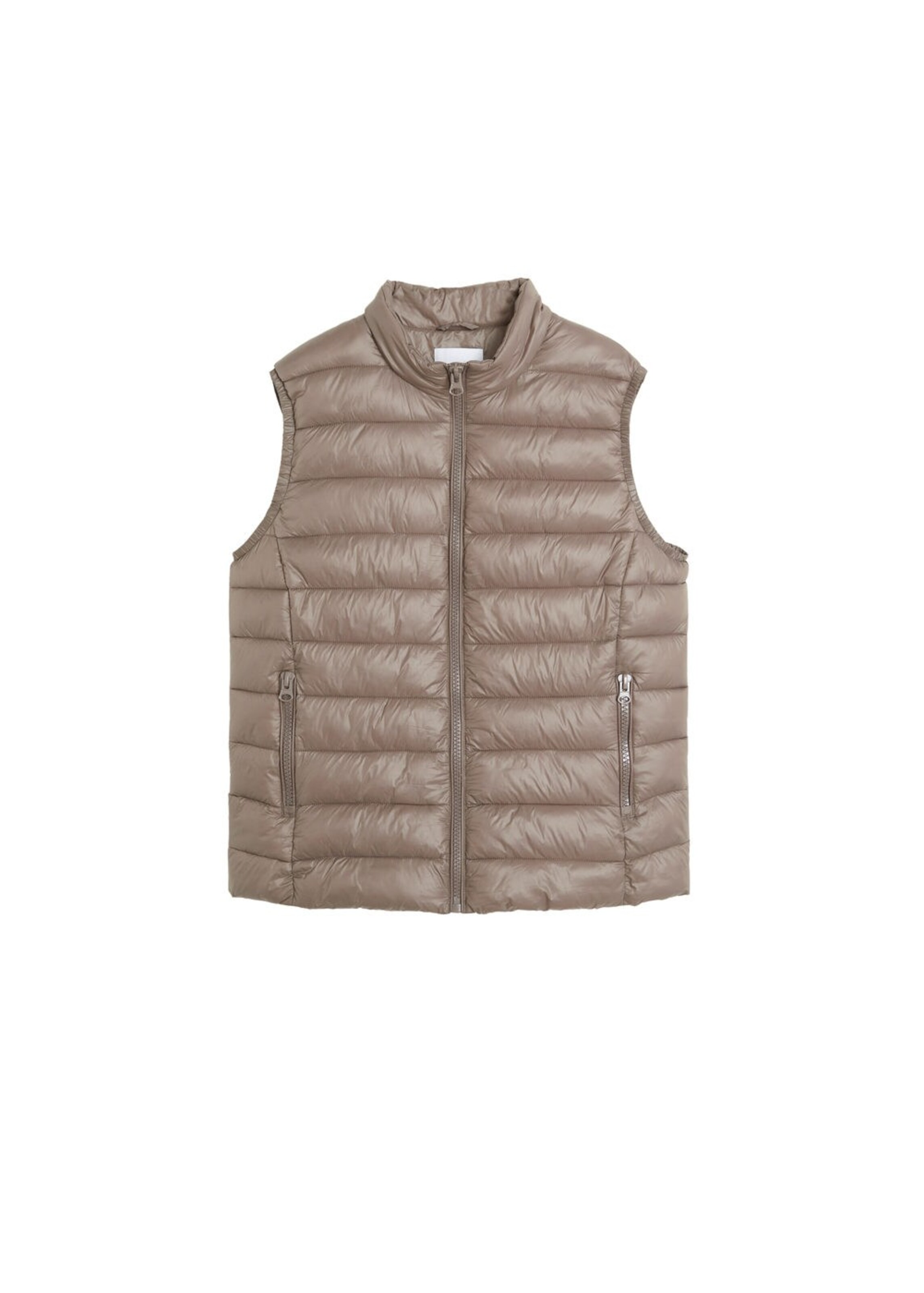 VIOLETA by Mango - Weste 'Rise' in hellbraun