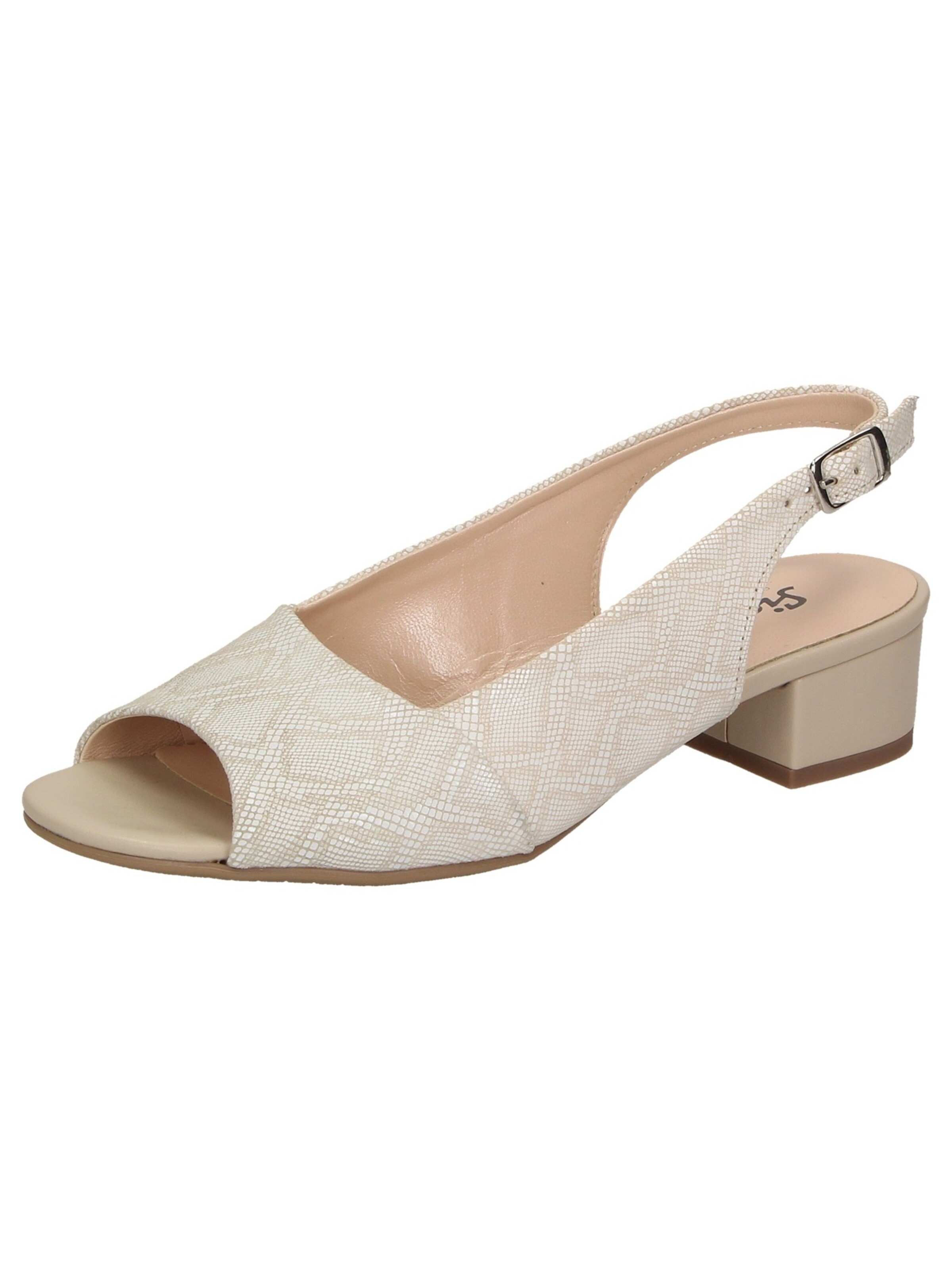 SIOUX - Slingpumps 'Zippora' in de kleur Lichtgrijs