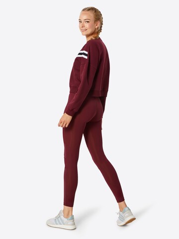 Urban Classics Skinny Leggings 'Tech Mech' i röd