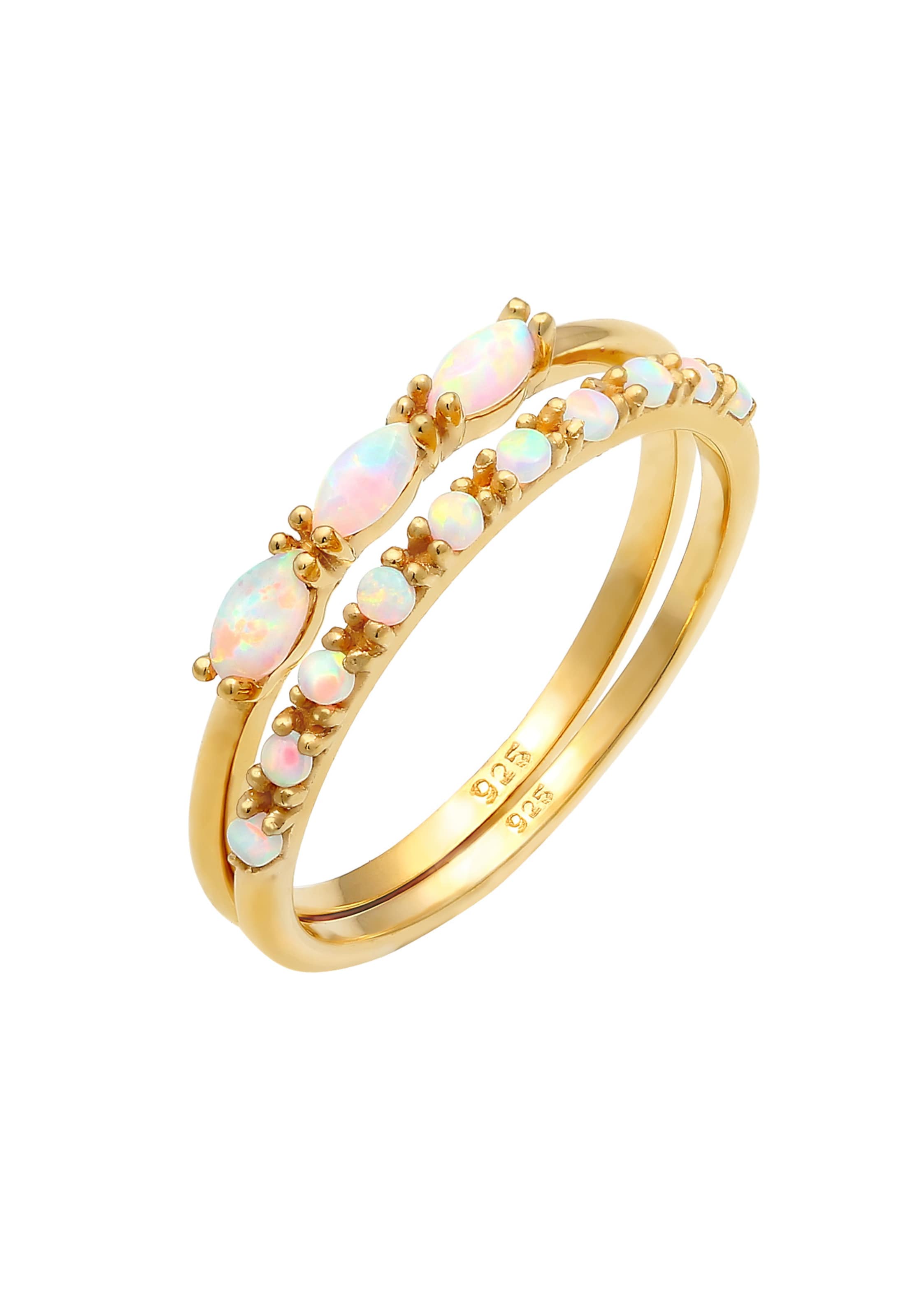 ELLI Pierścionek w kolorze złoty: przód