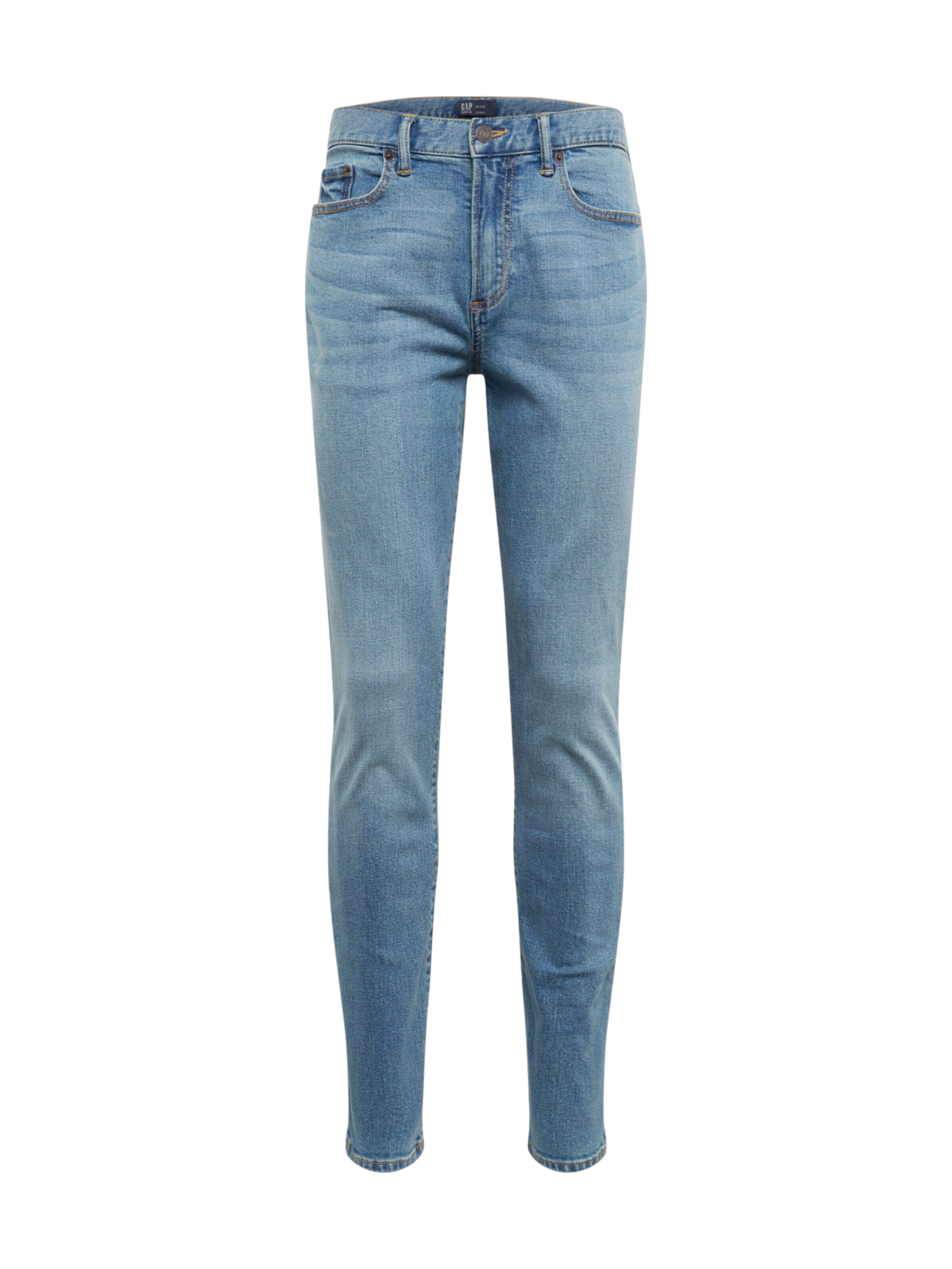 GAP - Jeans 'V-SKINNY STR LIGHT WORN' in de kleur Blauw denim