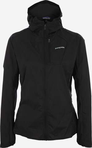 Veste outdoor 'Houdini' PATAGONIA en noir : devant