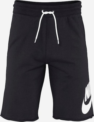 Nike Sportswear regular Παντελόνι φόρμας σε μαύρο: μπροστά