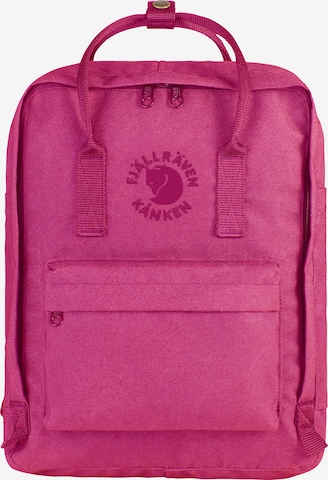 Fjällräven Backpack 'Re-Kanken' in Pink: front