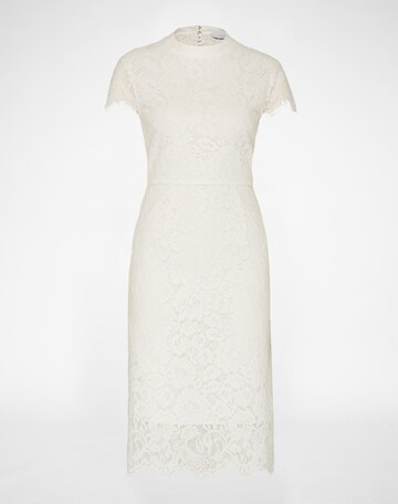 Robe de cocktail IVY OAK en blanc : devant