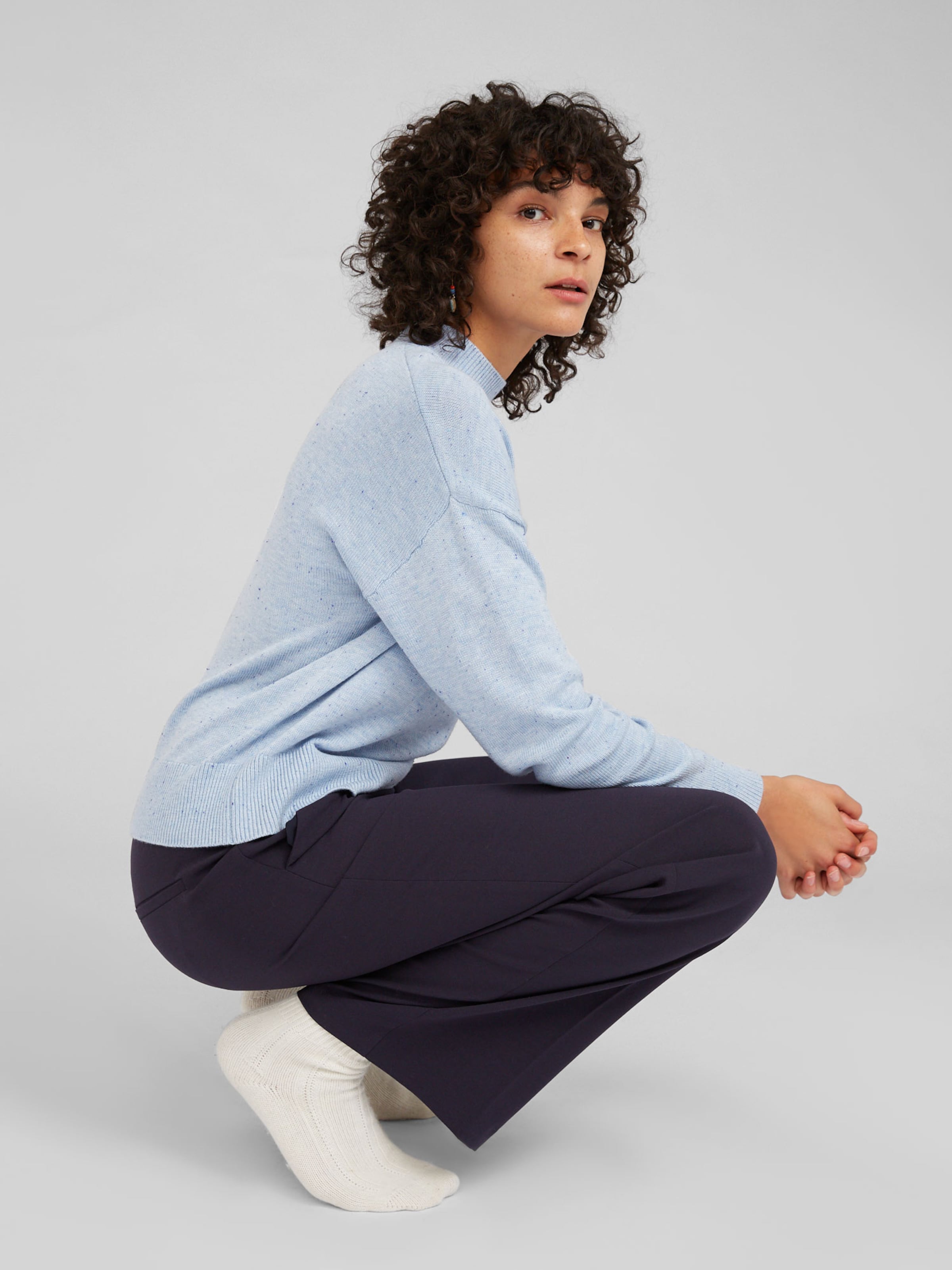 Pantalon à plis 'Camille'