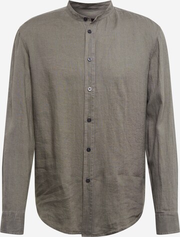 Slim fit Camicia 'Tarok' di DRYKORN in verde: frontale