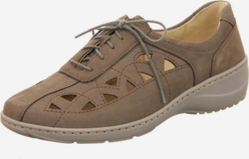 WALDLÄUFER Lace-Up Shoes in Brown: front