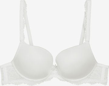 LingaDore Push-up Σουτιέν 'DAILY LACE' σε λευκό: μπροστά